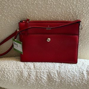 NWT Kate Spade bag in red.